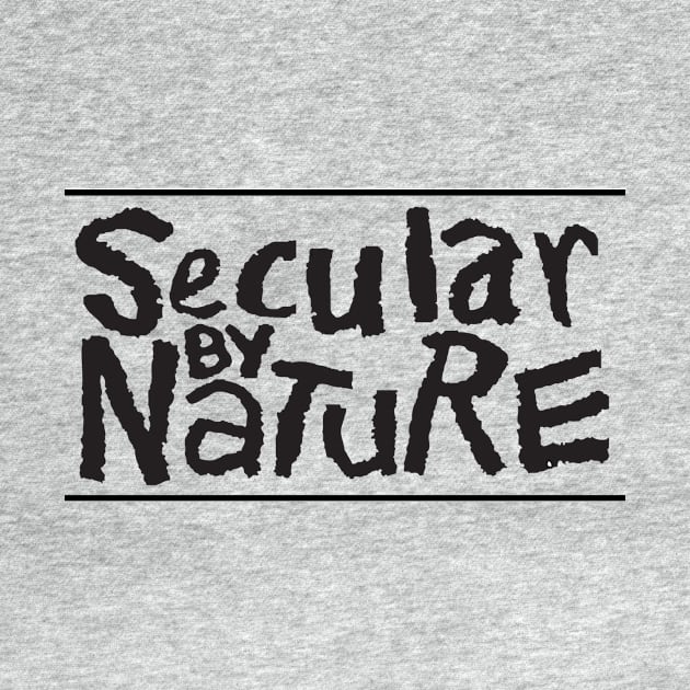 Black Logo Tee by secularbynature